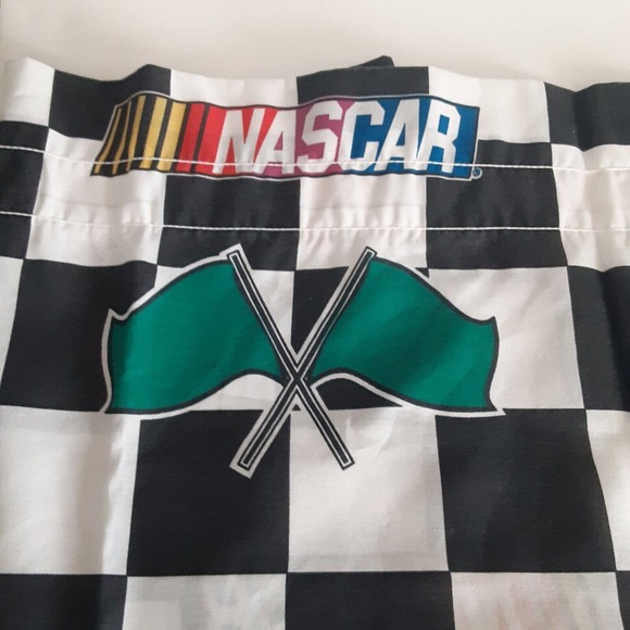 Vintage Dan River Nascar Valances x2 U.S.A. Fans - Picture 2 of 4